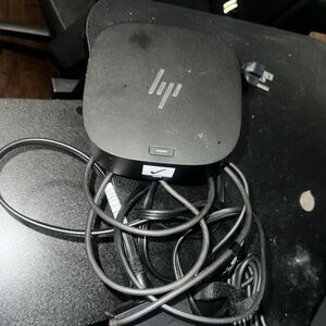 Black Docking Station HP USB-C Dock
